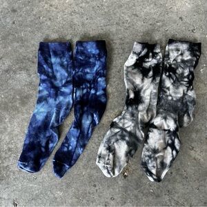 Tie dye hippie dress socks loafer women’s COS size 5-9